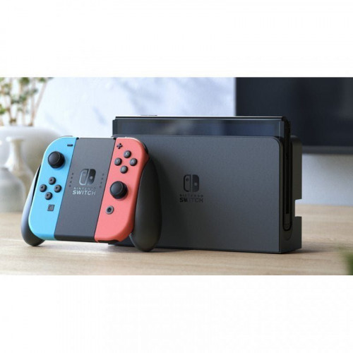 Nintendo Switch OLED Azul Neón/Rojo Neón + Mario Kart 8 Digital + Nintendo Switch Online 3 Meses