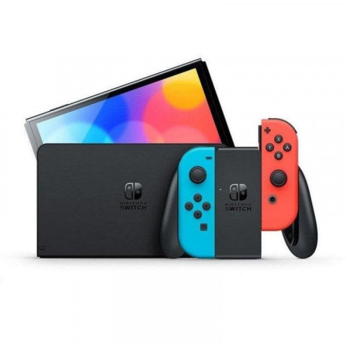 Nintendo Switch OLED Azul Neón/Rojo Neón + Turtle Beach Realmz Wireless Sonic Green Hill Zone
