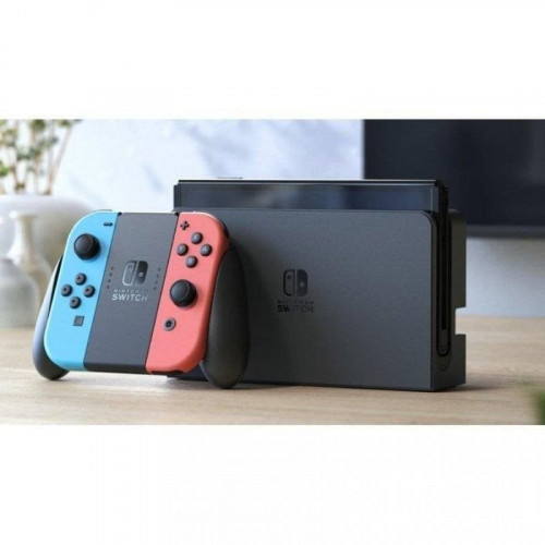Nintendo Switch OLED Azul Neón/Rojo Neón + Turtle Beach Realmz Wireless Sonic Green Hill Zone