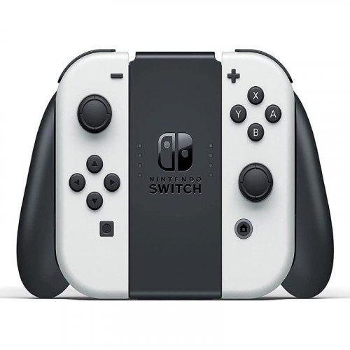 Nintendo Switch OLED Blanca + Base + 2 Mandos Joy-Con
