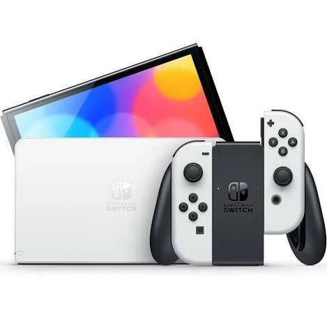 Nintendo Switch Oled Blanco Con Mario Kart 8 Deluxe Preinstalado