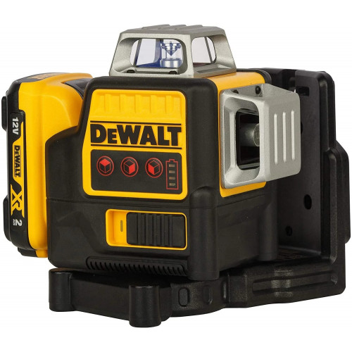 Nivel Láser Autonivelante 3 líneas 360º color rojo DCE089D1R Dewalt