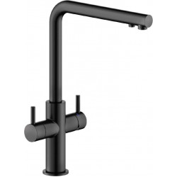 Nobili Aq93823/3Vbbm Sorgente filtra Mezclador de cocina de doble palanca de agua filtrada