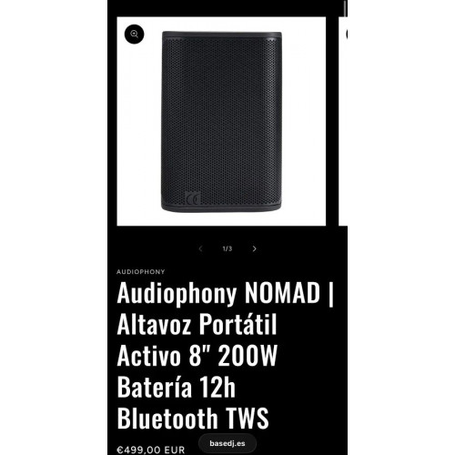 Nomad Sistema Multifuncion Audiophony
