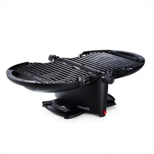 NomadiQ BBQ 3.0 Gas Grill with Piezo Ignition, 3.2 kW, Black