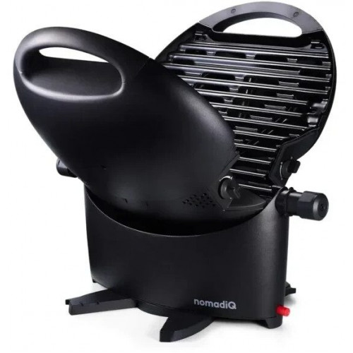 NomadiQ BBQ 3.0 Gas Grill with Piezo Ignition, 3.2 kW, Black