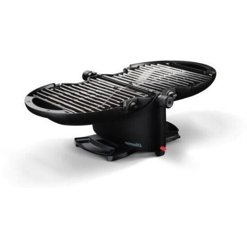 NomadiQ BBQ 3.0 Gas Grill with Piezo Ignition, 3.2 kW, Black