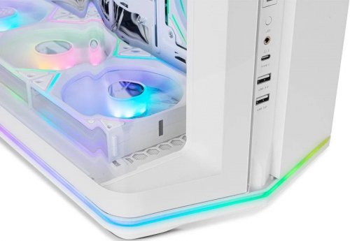 Nox Hummer Anvil Semitorre ATX Cristal curvo ARGB Blanca
