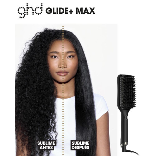 Nuevo cepillo térmico para cabello largo, grueso y rizado ghd glide+ max