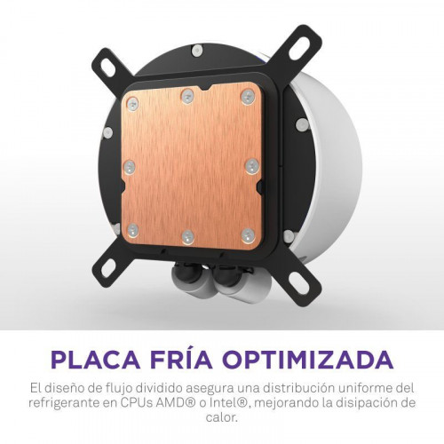 NZXT Kraken Elite 360 RGB Kit Refrigeración Líquida con Pantalla IPS 360mm Blanco