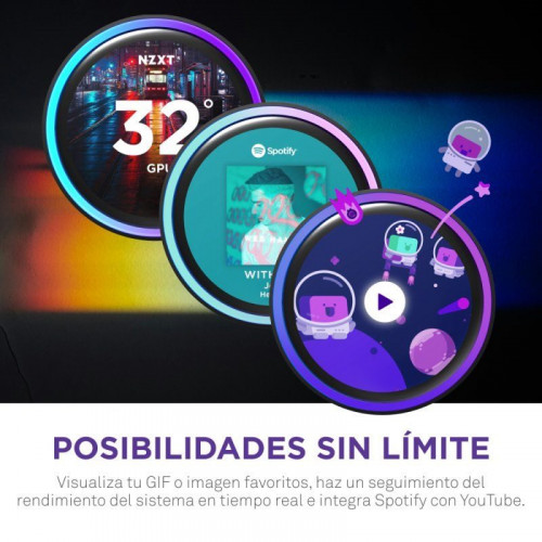 NZXT Kraken Elite 360 RGB Kit Refrigeración Líquida con Pantalla IPS 360mm Blanco