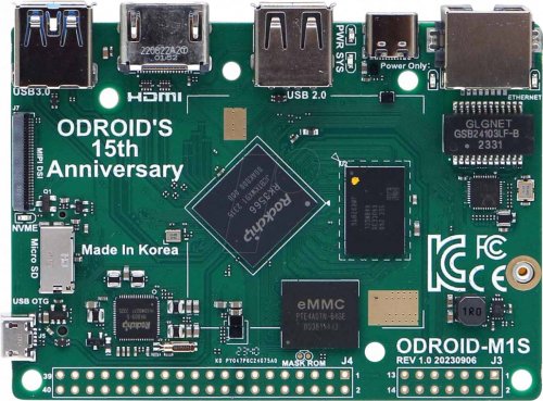 ODROID M1S, 4x 1,8 GHz, 8 GB de RAM, con cabecera
