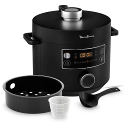 Olla a presión programable Moulinex CE754 TURBO Cuisine Negro