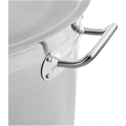 Olla cacerola 170 litros 600 mm para placas de inducción acero inoxidable 14_0004164