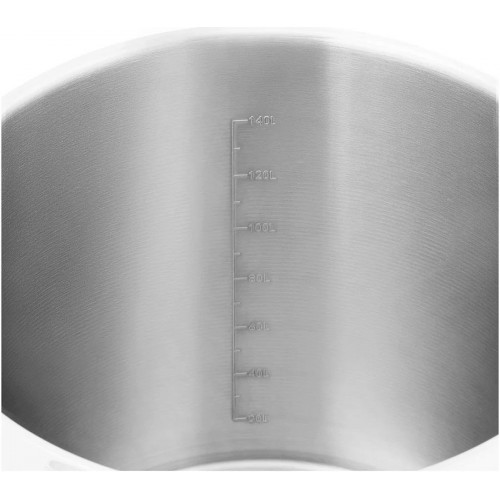 Olla cacerola 170 litros 600 mm para placas de inducción acero inoxidable 14_0004164