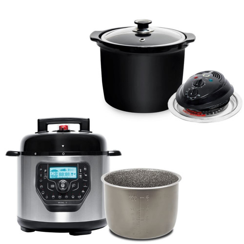 Olla GM Modelo H Deluxe + Cabezal de horno + Cubeta Excelsior + Cubeta SlowPot