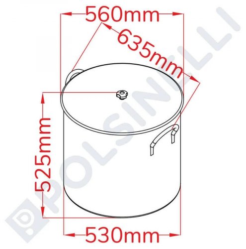 Olla Inox 100 L