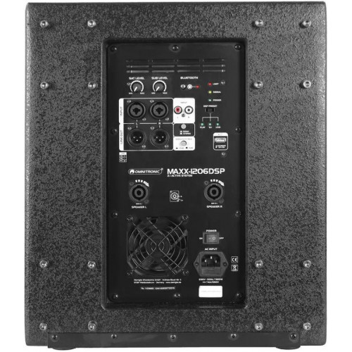 OMNITRONIC MAXX-1206DSP 2.1 Subwoofer activo 12