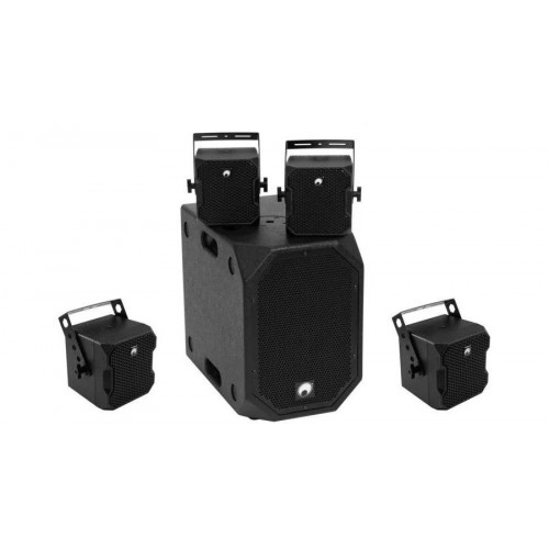 Omnitronic set bob-10a bk + 4x bob-4 Black