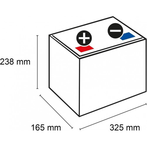 Optima BlueTop BT DC 5,5 12V 75Ah