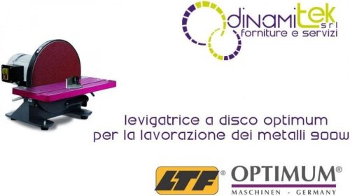 Optimum 054op0305 lijadora de disco ts 305 para metalurgia