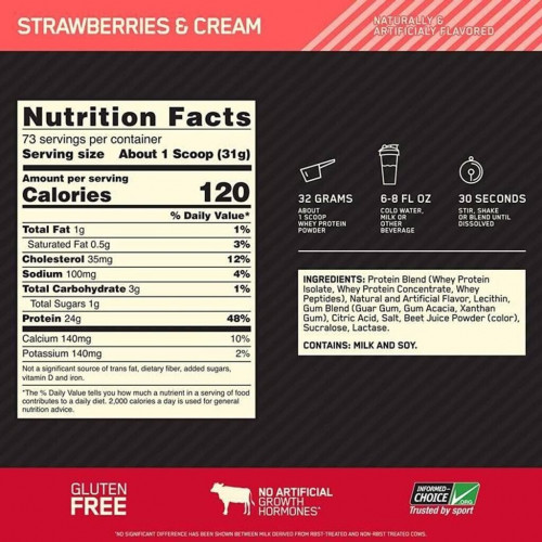 Optimum Nutrition 100% Whey Gold Standard 2273g