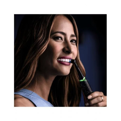Oral-B iO 10 Special Edition, Cepillo De Dientes Eléctrico Negro, 1 Cabezal, 1 Estuche Cargador De Viaje, Diseñado Por Braun, Diseñado Por Braun Negro