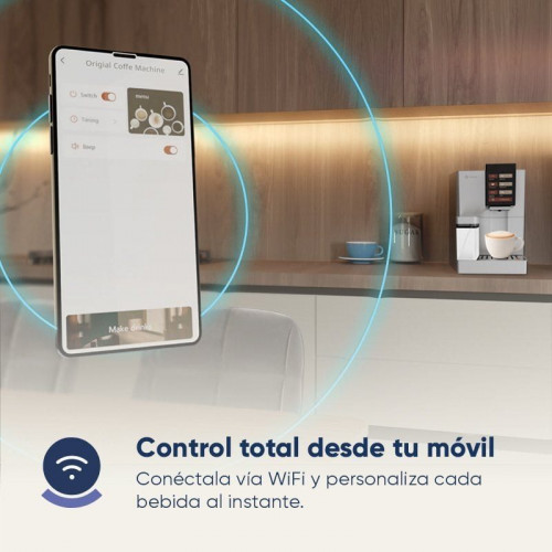 Origial Barista Wifi Black Cafetera Superautomática WIFI 19 Bares Blanca