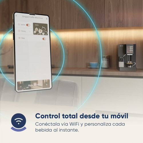Origial Barista Wifi Black Cafetera Superautomática WIFI 19 Bares Negra