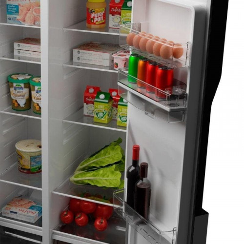 Origial Cool&Freeze SBS Frigorífico Americano con Dispensador No Frost E Acero Inoxidable
