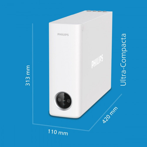 Ósmosis inversa PHILIPS de flujo directo AUT8960 ultra-compacta 1,90 l/Min con remineralizador
