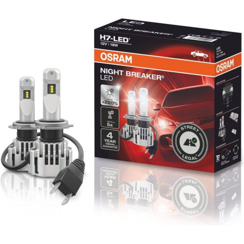 Osram Night Breaker H7-LED LED Smart + LEDriving Adapter 4 (64210DWNB)
