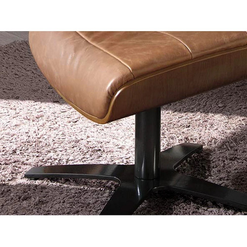 Ottoman piel marrón 5084 ANGEL CERDA