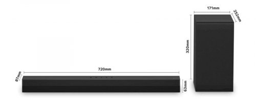Outlet Barra de sonido para TV LG S40T Bluetooth 300W 2.1 Canales con subwoofer s40t.outlet