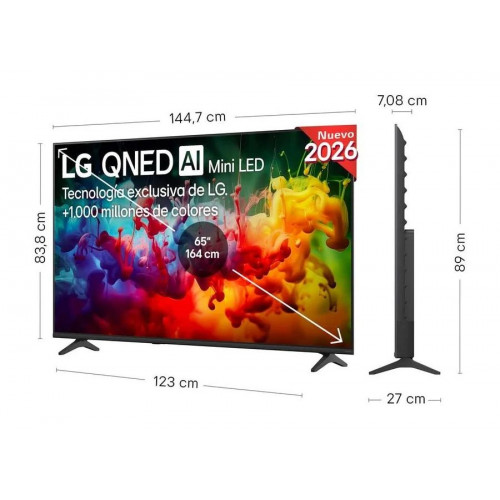 Outlet Smart TV LG QNED MiniLED AI QNED70 65 pulgadas 4K 2026 - 65QNED70B6C.OUTLET