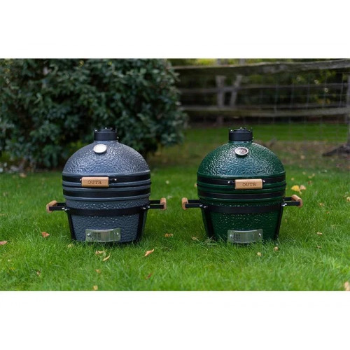 OUTR Barbacoa kamado grill medium 40 verde recomendado para de 6 a