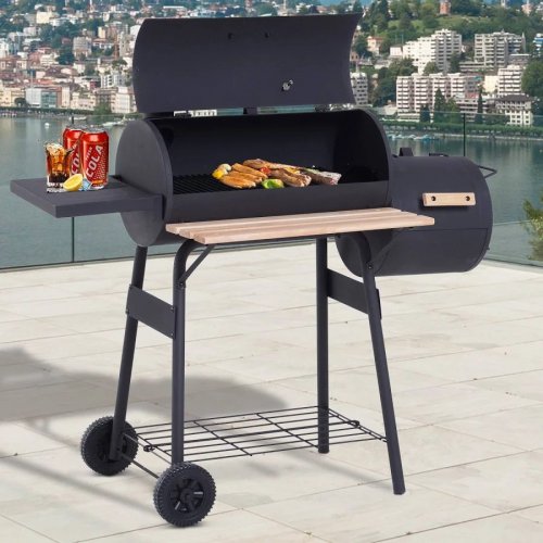 Outsunny Barbacoa de Carbón 3 en 1