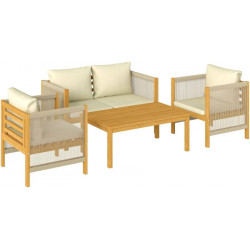 Outsunny Conjunto de Jardín 120x60x64 cm