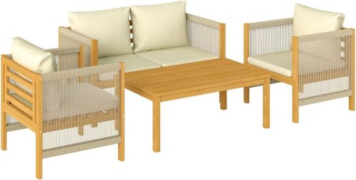 Outsunny Conjunto de Jardín 120x60x64 cm