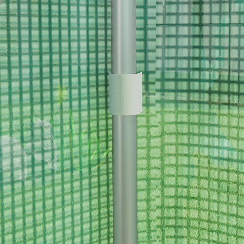 Outsunny Invernadero De Exterior 4x3x2 M Con Cubierta De Pe Anti-uv Verde