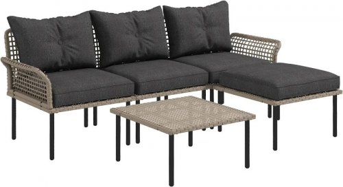 Outsunny Muebles de Jardín Gris