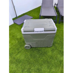 Outsunny Nevera Portátil Eléctrica 45L Refrigerador de Coche 12V/24V -20°C a +20 °C con Pantalla LED Táctil 64,5x43,5x53 cm