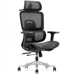 Owlotech Regal Silla Escritorio Ergonómica Mesh Negra