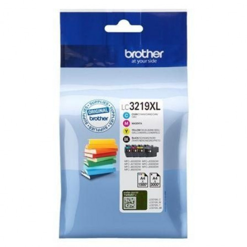 Pack 4 Cartuchos De Tinta Brother Lc3219XL - Negro - Cian - Magenta - Amarillo Original