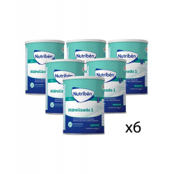 Pack 6 unidades Leche infantil Nutribén Hidrolizada 1 Nutribén®