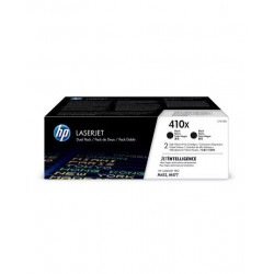 Pack de 2 tóner originales HP LaserJet 410X negro (CF410XD)