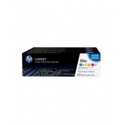 Pack de 3 tóner originales HP LaserJet 125A Tricolor (CF373AM)