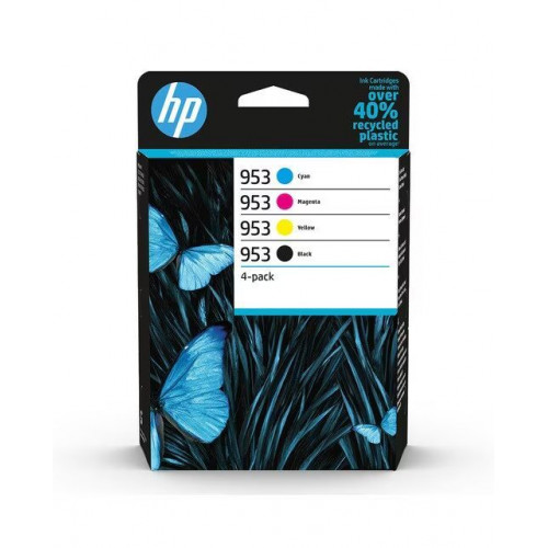 Pack de 4 cartuchos de tinta Original HP 953 negro/cian/magenta/amarillo (6ZC69AE)