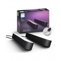 Pack doble barra negra de luces Philips Hue Play White and color ambiance