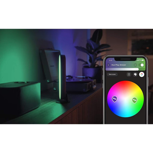 Pack doble barra negra de luces Philips Hue Play White and color ambiance